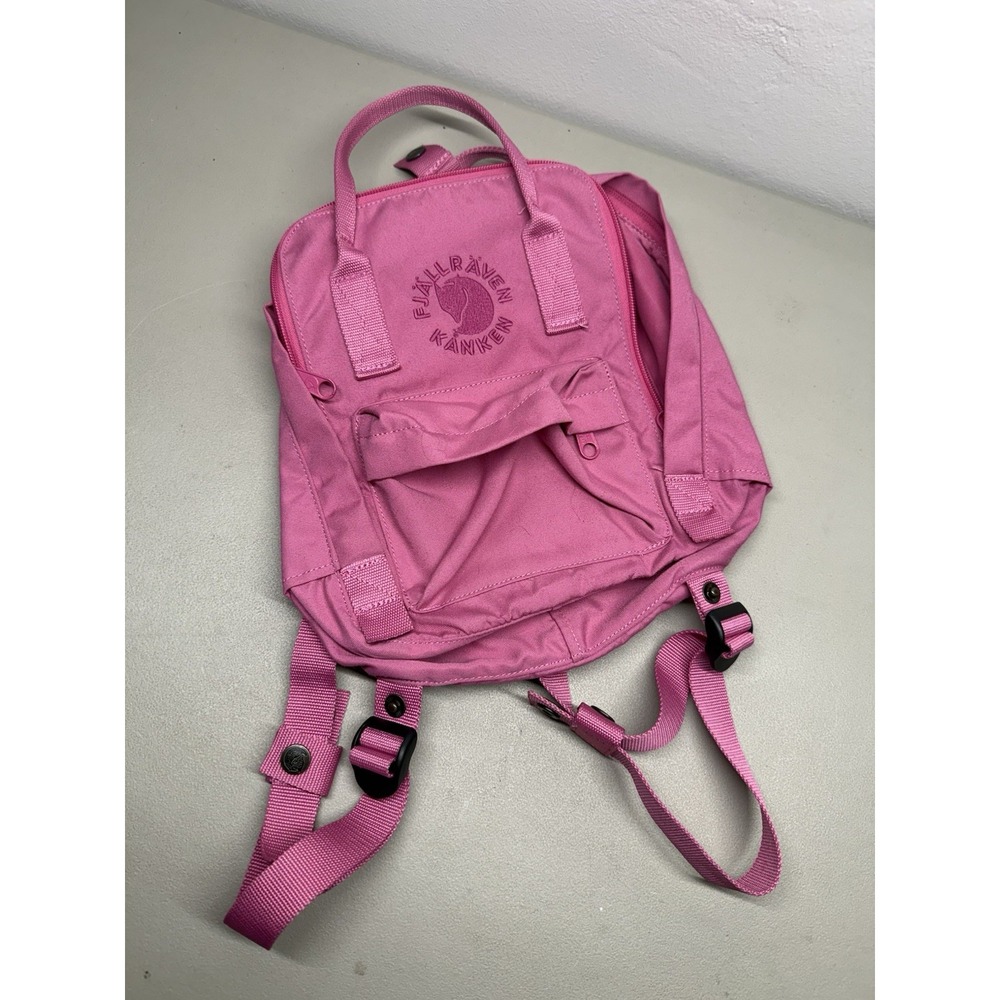 Fjallraven Re-Kanoen Mini Hot Pink Backpack Satchel Bag NWOT